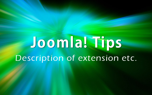 Joomla! Tips